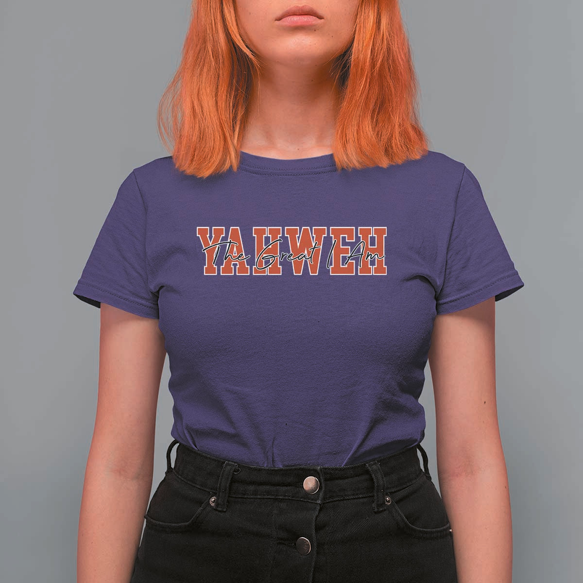Yahweh The Great I Am T Shirt For Women Christian Religious Faith - Wonder Print Shop