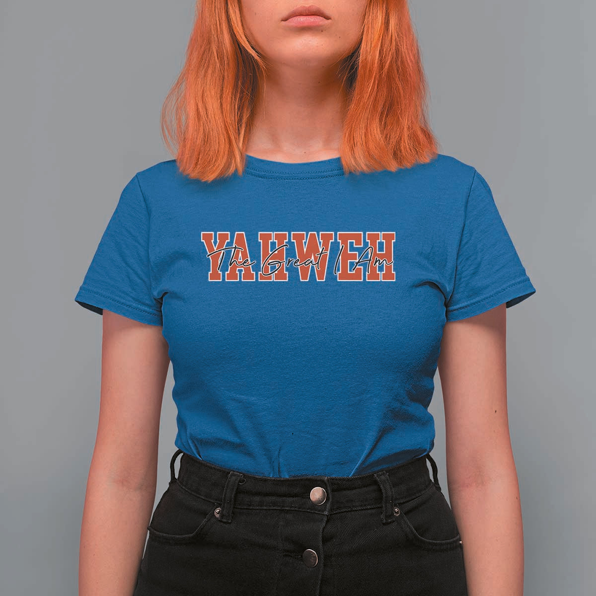Yahweh The Great I Am T Shirt For Women Christian Religious Faith - Wonder Print Shop