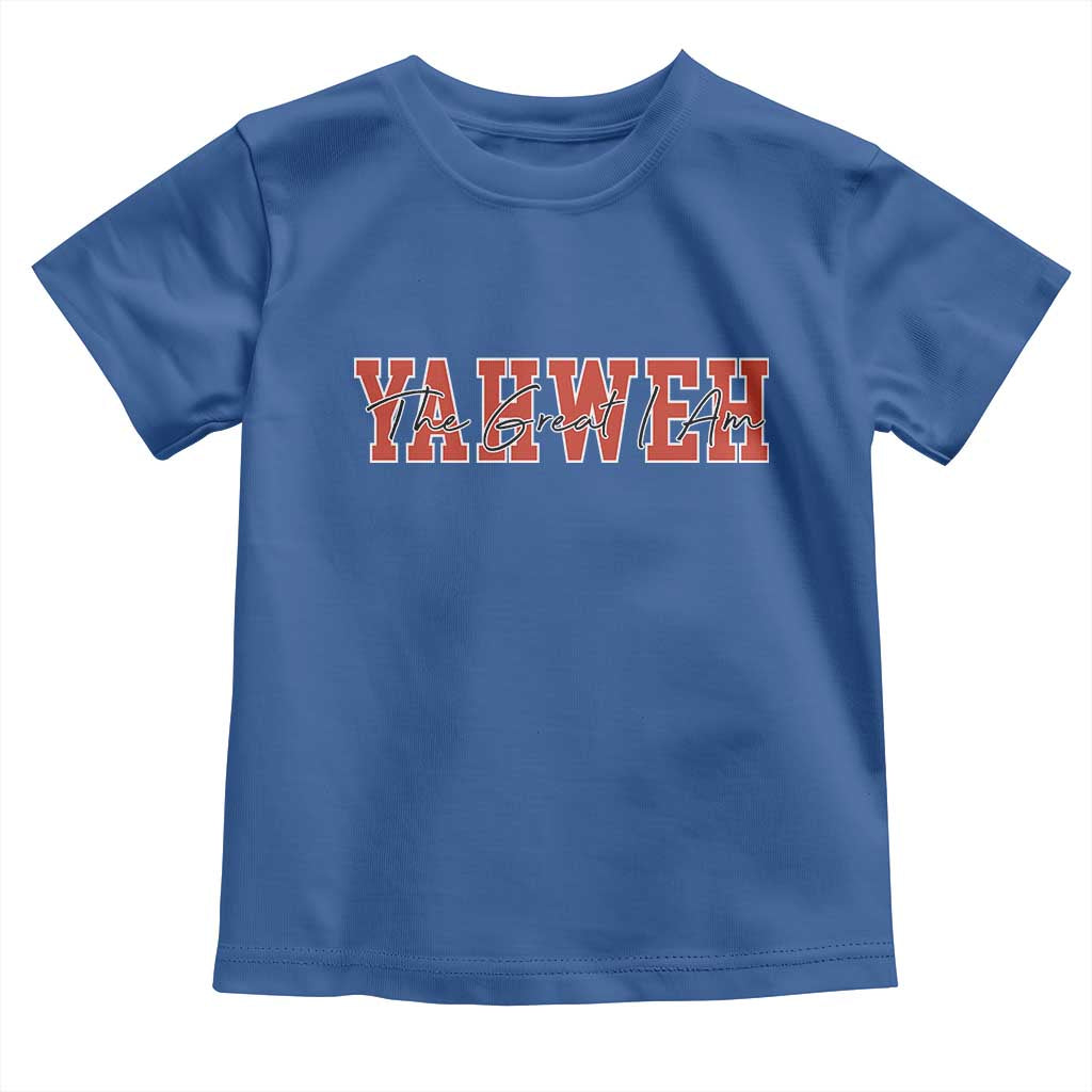 Yahweh The Great I Am Toddler T Shirt Christian Religious Faith - Wonder Print Shop