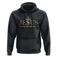 Jesus The Way The Truth The Life Hoodie Christian Cross Nails - Wonder Print Shop