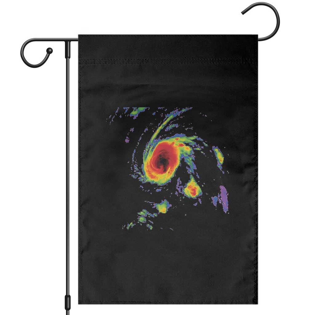 Hurricane Gabrielle 2025 Garden Flag Meteorologist Weather Radar Storm Chasing - Wonder Print Shop