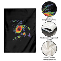 Hurricane Gabrielle 2025 Garden Flag Meteorologist Weather Radar Storm Chasing - Wonder Print Shop