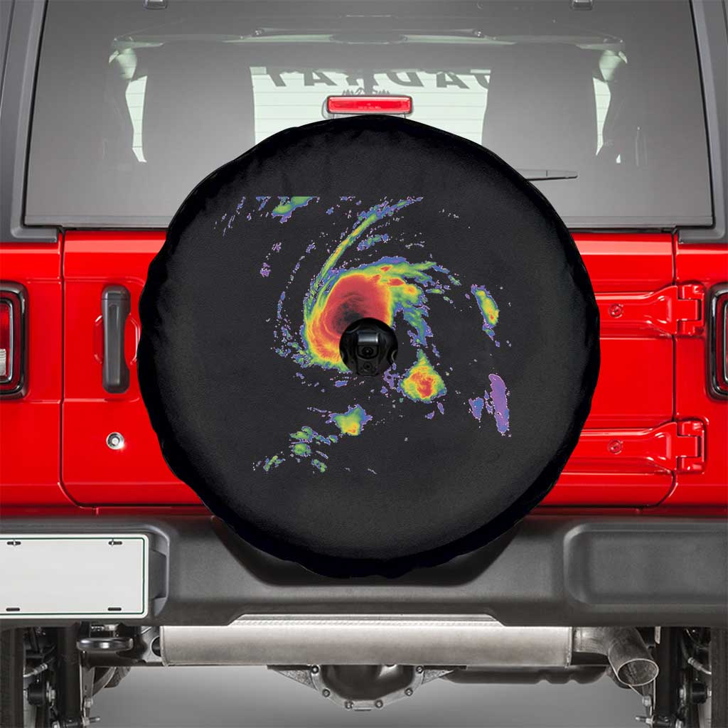 Hurricane Gabrielle 2025 Spare Tire Cover Meteorologist Weather Radar Storm Chasing - Wonder Print Shop