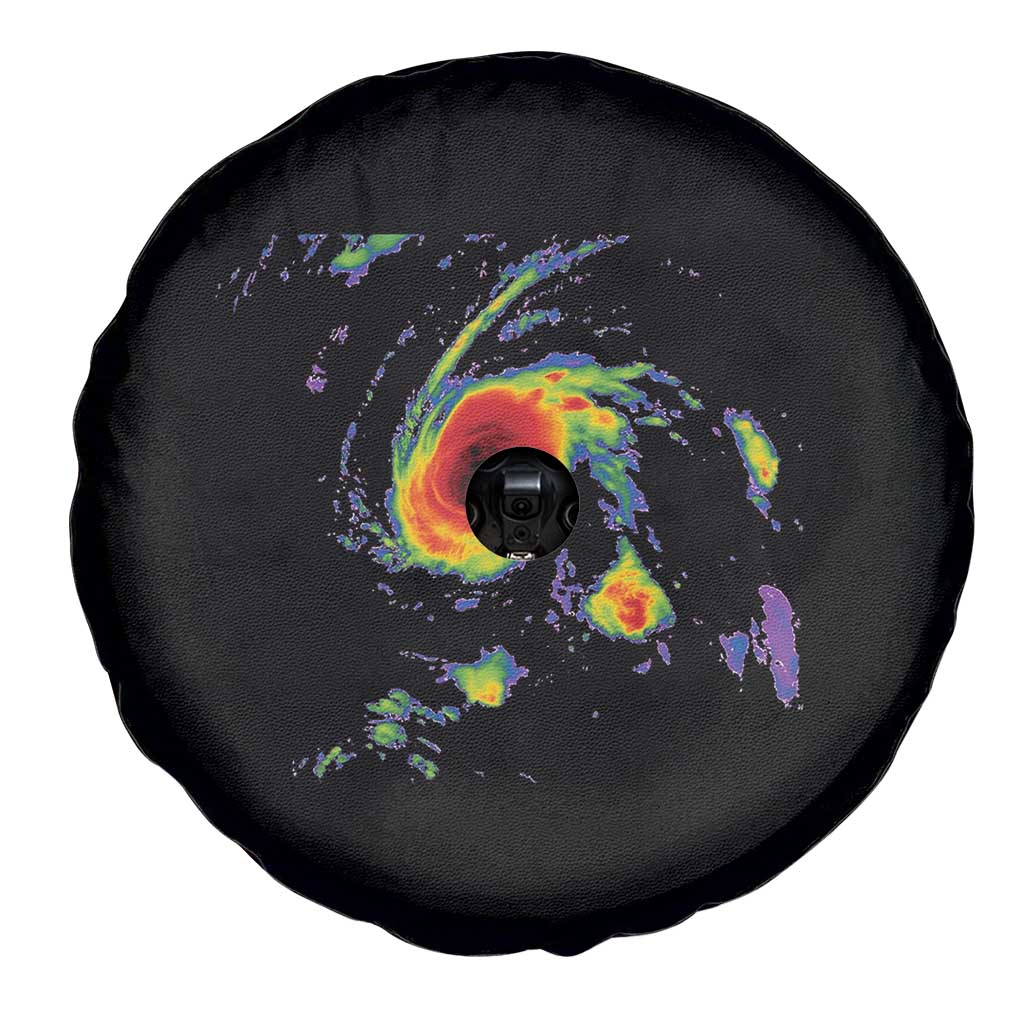 Hurricane Gabrielle 2025 Spare Tire Cover Meteorologist Weather Radar Storm Chasing - Wonder Print Shop
