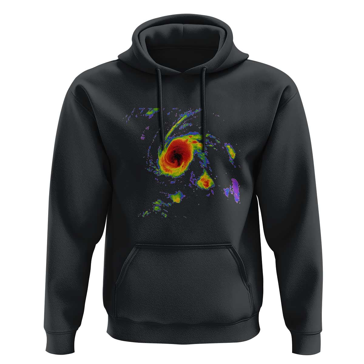 Hurricane Gabrielle 2025 Hoodie Meteorologist Weather Radar Storm Chasing - Wonder Print Shop