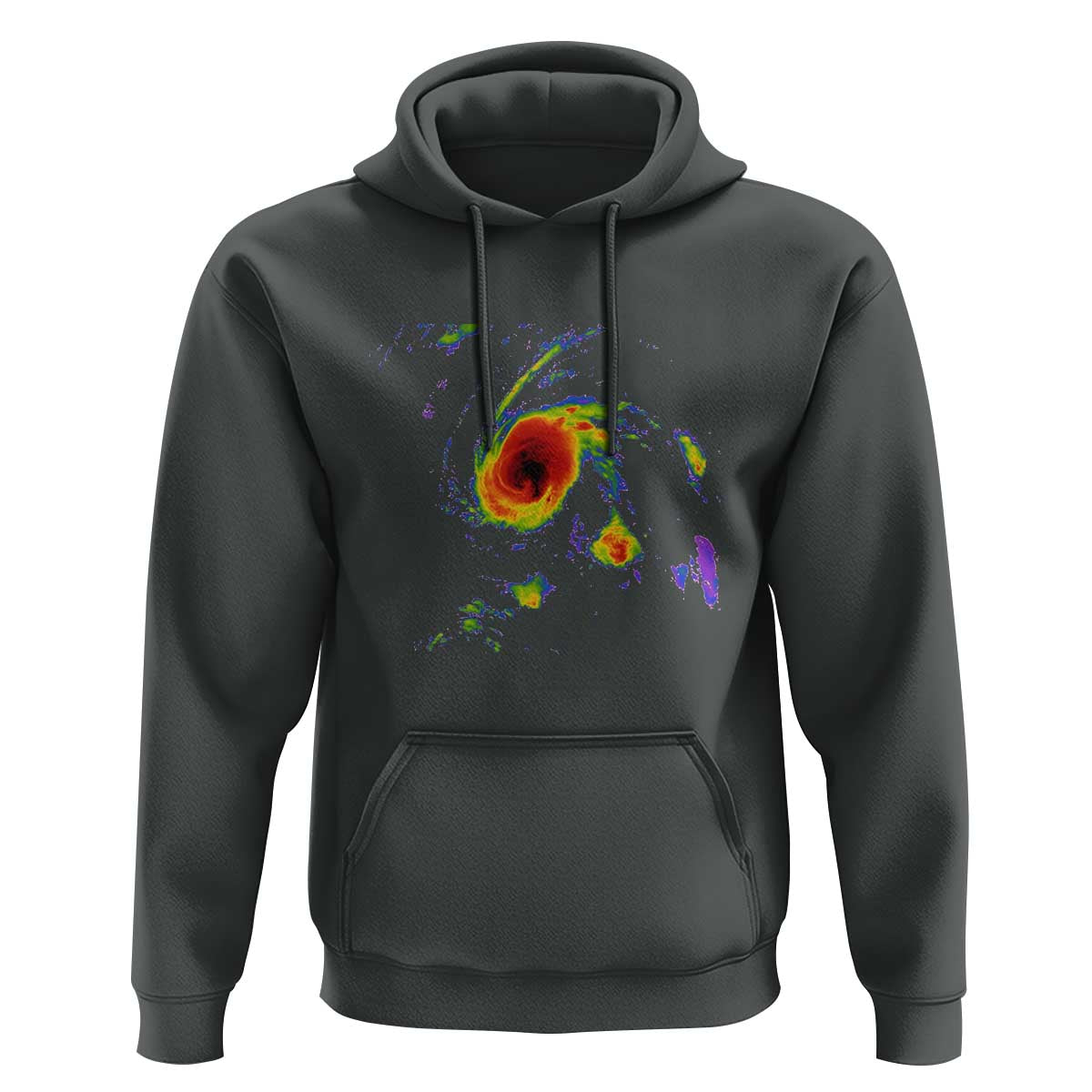 Hurricane Gabrielle 2025 Hoodie Meteorologist Weather Radar Storm Chasing - Wonder Print Shop