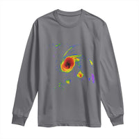 Hurricane Gabrielle 2025 Long Sleeve Shirt Meteorologist Weather Radar Storm Chasing - Wonder Print Shop