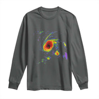 Hurricane Gabrielle 2025 Long Sleeve Shirt Meteorologist Weather Radar Storm Chasing - Wonder Print Shop