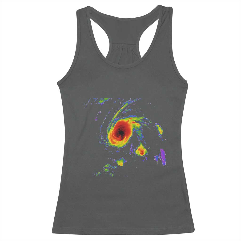 Hurricane Gabrielle 2025 Racerback Tank Top Meteorologist Weather Radar Storm Chasing - Wonder Print Shop