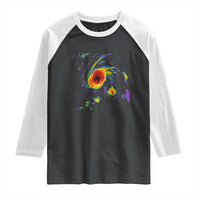 Hurricane Gabrielle 2025 Raglan Shirt Meteorologist Weather Radar Storm Chasing - Wonder Print Shop