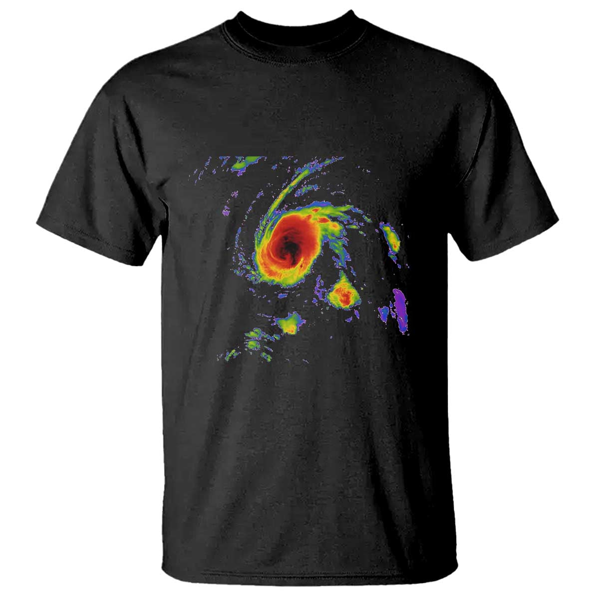 Hurricane Gabrielle 2025 T Shirt Meteorologist Weather Radar Storm Chasing - Wonder Print Shop