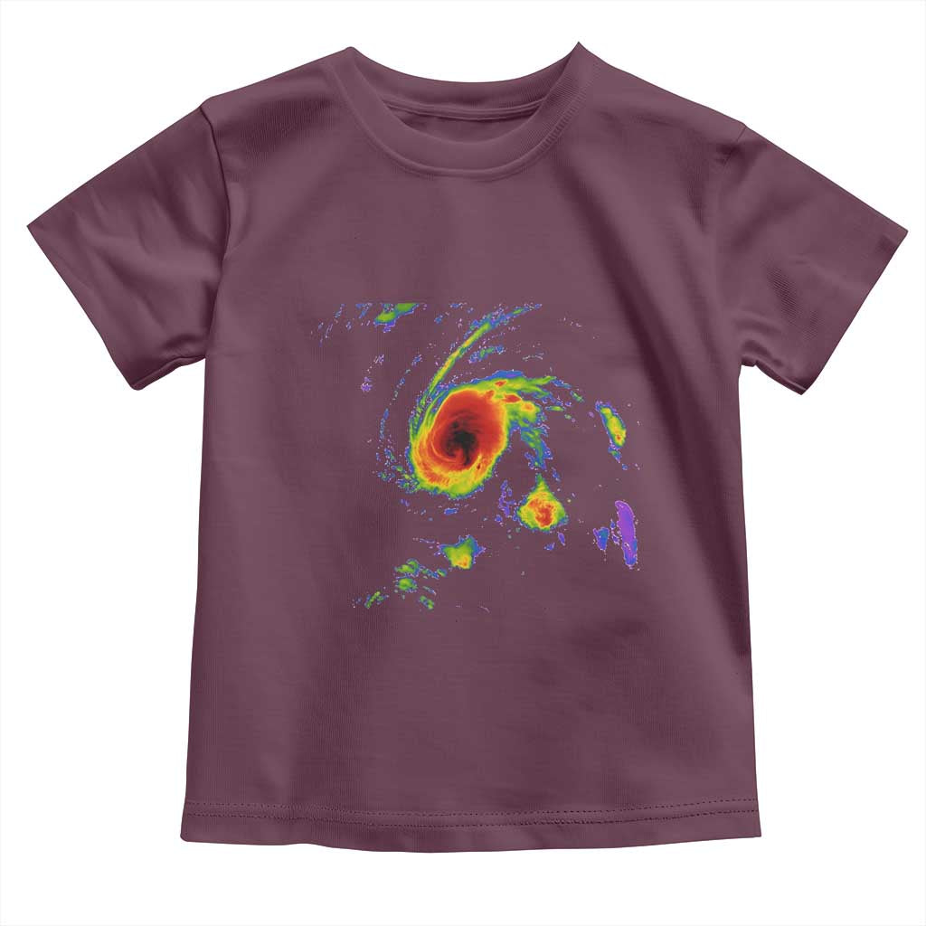Hurricane Gabrielle 2025 Toddler T Shirt Meteorologist Weather Radar Storm Chasing - Wonder Print Shop