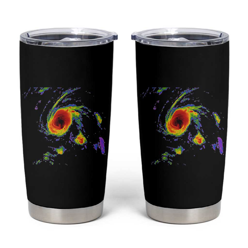 Hurricane Gabrielle 2025 Tumbler Cup Meteorologist Weather Radar Storm Chasing - Wonder Print Shop