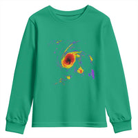 Hurricane Gabrielle 2025 Youth Sweatshirt Meteorologist Weather Radar Storm Chasing - Wonder Print Shop