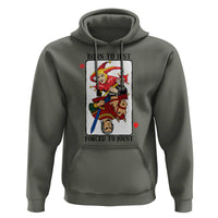 Funny Born To Jest Forced To Joust Hoodie Medieval Renaissance Meme - Wonder Print Shop