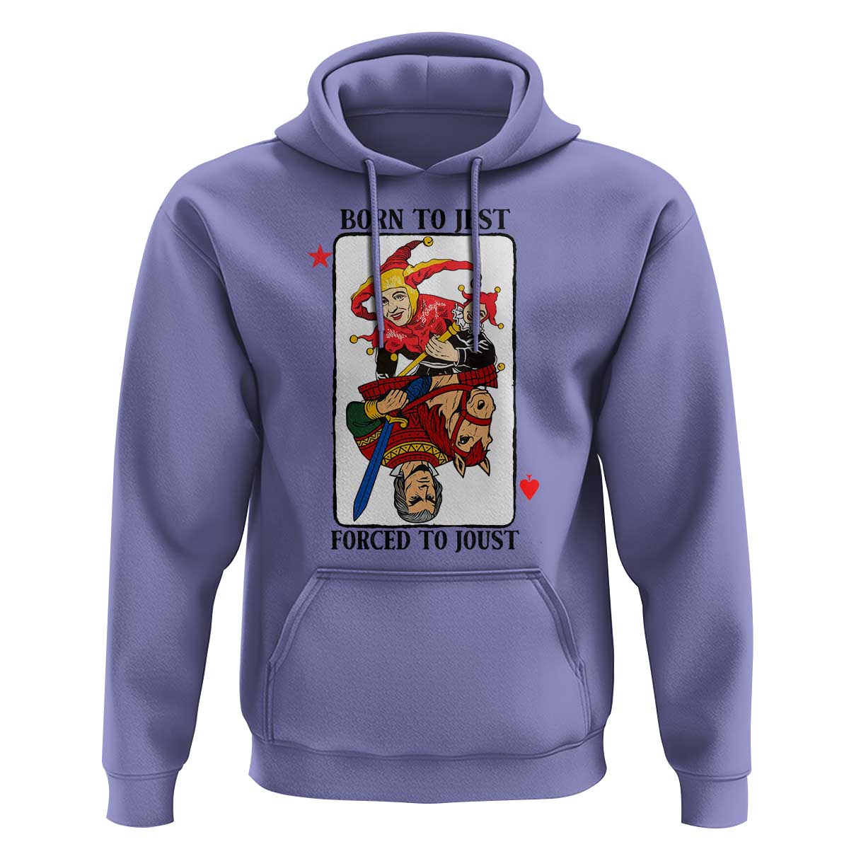 Funny Born To Jest Forced To Joust Hoodie Medieval Renaissance Meme - Wonder Print Shop