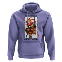 Funny Born To Jest Forced To Joust Hoodie Medieval Renaissance Meme - Wonder Print Shop