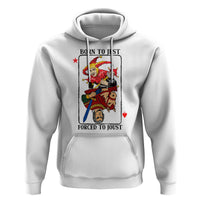 Funny Born To Jest Forced To Joust Hoodie Medieval Renaissance Meme - Wonder Print Shop
