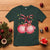Christmas Coquette Pink Baubles Bow T Shirt - Wonder Print Shop
