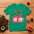 Christmas Coquette Pink Baubles Bow T Shirt - Wonder Print Shop