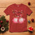 Christmas Coquette Pink Baubles Bow T Shirt - Wonder Print Shop
