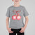 Christmas Coquette Pink Baubles Bow T Shirt For Kid - Wonder Print Shop