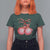 Christmas Coquette Pink Baubles Bow T Shirt For Women - Wonder Print Shop