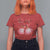 Christmas Coquette Pink Baubles Bow T Shirt For Women - Wonder Print Shop
