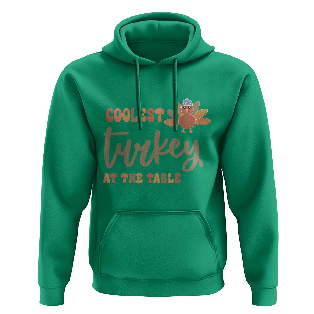 Funny Thanksgiving Turkey Hoodie Coolest Turkey At The Table Fall Season