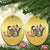 Xmas Veterans Christmas Ornament Joy Candy Cane American Flag - Wonder Print Shop