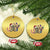 Xmas Veterans Christmas Ornament Joy Candy Cane American Flag - Wonder Print Shop