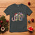 Christmas Veterans T Shirt Joy Candy Cane American Flag - Wonder Print Shop