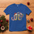 Christmas Veterans T Shirt Joy Candy Cane American Flag - Wonder Print Shop