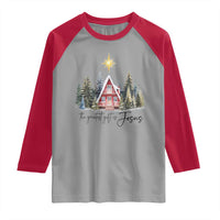 Christian Christmas Raglan Shirt The Greatest Gift Is Jesus Star Of Bethlehem - Wonder Print Shop