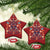 Norwegian Xmas Scandinavian Yule Xmas Tree Folk Art Winter Solstice Christmas Ornament - Wonder Print Shop