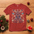 Norwegian Christmas Scandinavian Yule Xmas Tree Folk Art Winter Solstice T Shirt - Wonder Print Shop