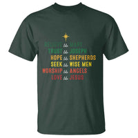 Christian Faith T Shirt Believe Like Mary Trust Like Joseph Hope Like Shepherds - Wonder Print Shop