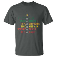 Christian Faith T Shirt Believe Like Mary Trust Like Joseph Hope Like Shepherds - Wonder Print Shop