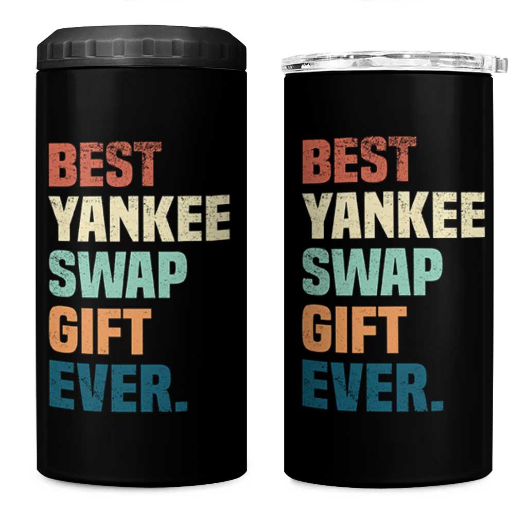 Funny Best Yankee Swap Gift Ever 4 in 1 Can Cooler Tumbler Christmas Gift Exchange Game - Wonder Print Shop