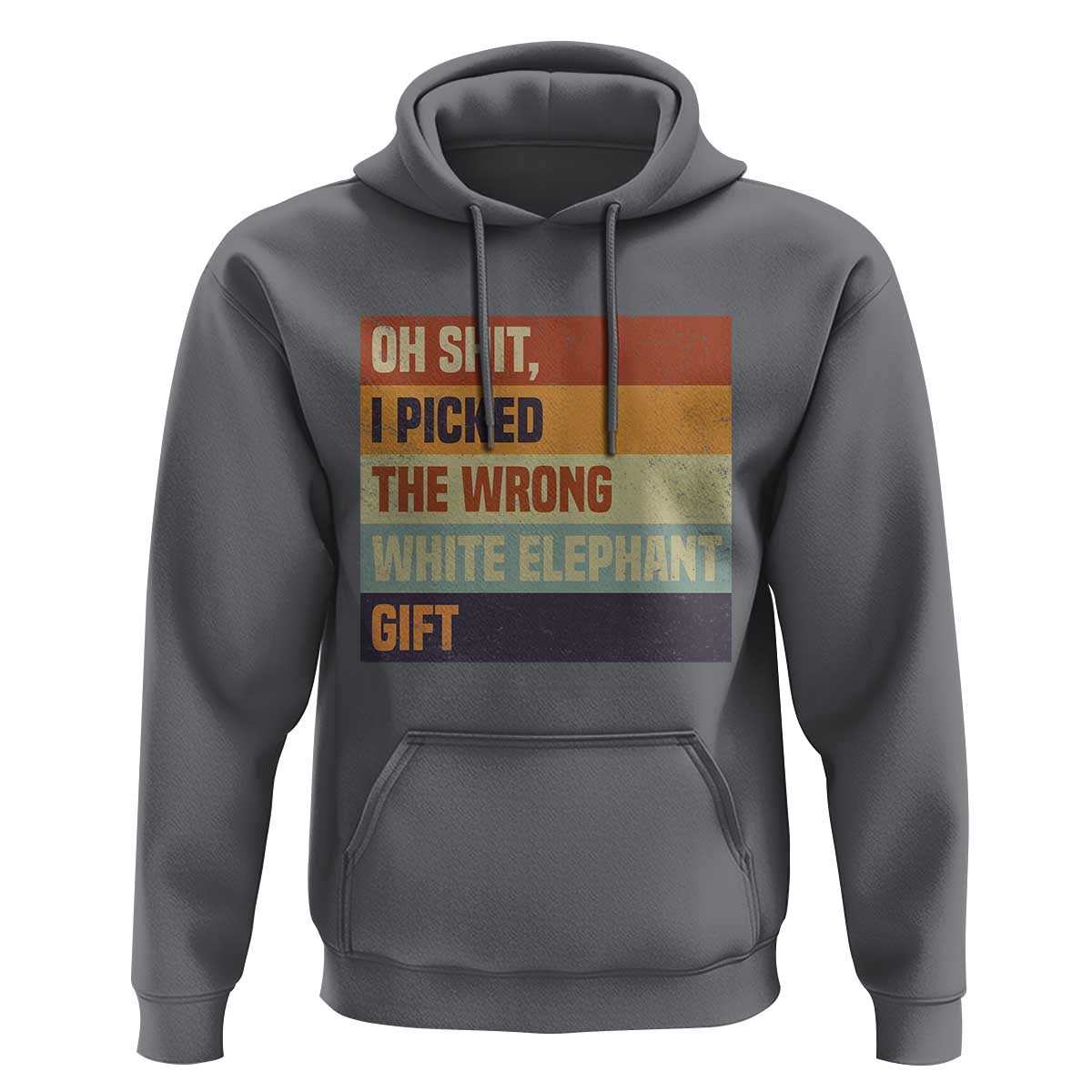 Oh Shit I Picked The Wrong White Elephant Gift Hoodie Funny Christmas Gift Exchange Game - Wonder Print Shop