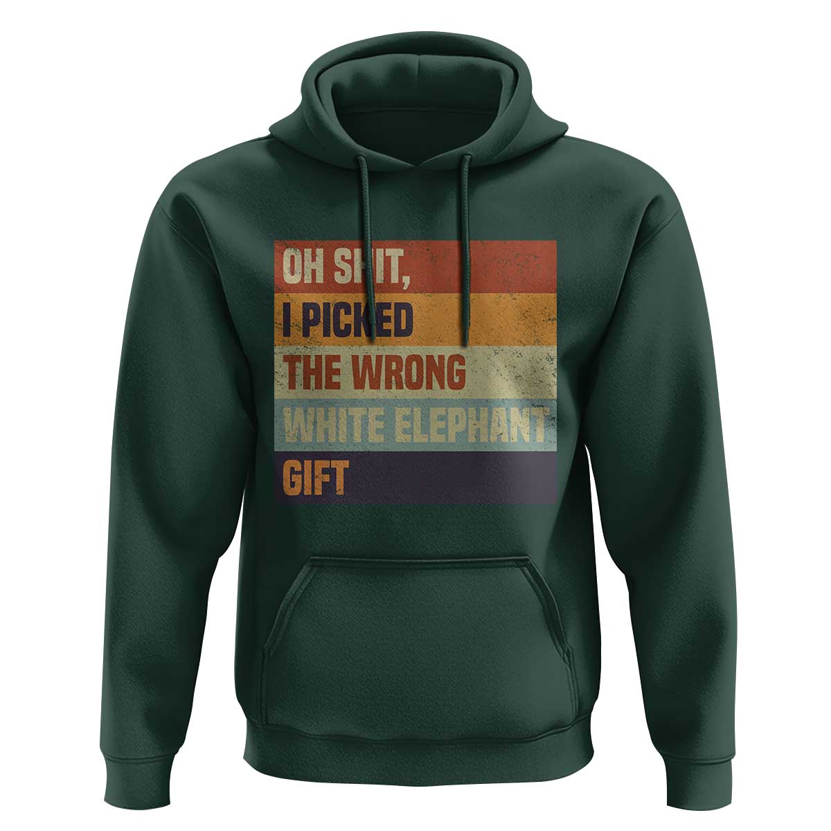 Oh Shit I Picked The Wrong White Elephant Gift Hoodie Funny Christmas Gift Exchange Game - Wonder Print Shop