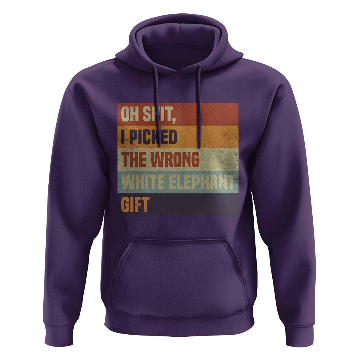 Oh Shit I Picked The Wrong White Elephant Gift Hoodie Funny Christmas Gift Exchange Game - Wonder Print Shop