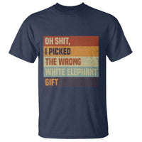Oh Shit I Picked The Wrong White Elephant Gift T Shirt Funny Christmas Gift Exchange Game - Wonder Print Shop
