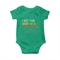 Funny I Got This Shirt At A Yankee Swap It Sucks And I Hate It Baby Onesie Christmas Gift Exchange - Wonder Print Shop
