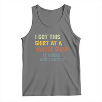 Funny I Got This Shirt At A Yankee Swap It Sucks And I Hate It Tank Top Christmas Gift Exchange - Wonder Print Shop