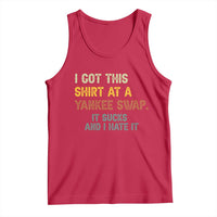 Funny I Got This Shirt At A Yankee Swap It Sucks And I Hate It Tank Top Christmas Gift Exchange - Wonder Print Shop