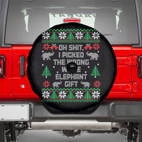 Funny Oh Shit I Picked The Wrong White Elephant Gift Spare Tire Cover Christmas Gift Exchange - Wonder Print Shop