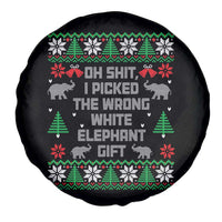 Funny Oh Shit I Picked The Wrong White Elephant Gift Spare Tire Cover Christmas Gift Exchange - Wonder Print Shop
