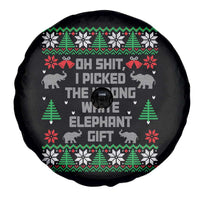 Funny Oh Shit I Picked The Wrong White Elephant Gift Spare Tire Cover Christmas Gift Exchange - Wonder Print Shop