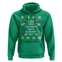 Funny Oh Shit I Picked The Wrong White Elephant Gift Hoodie Christmas Gift Exchange - Wonder Print Shop